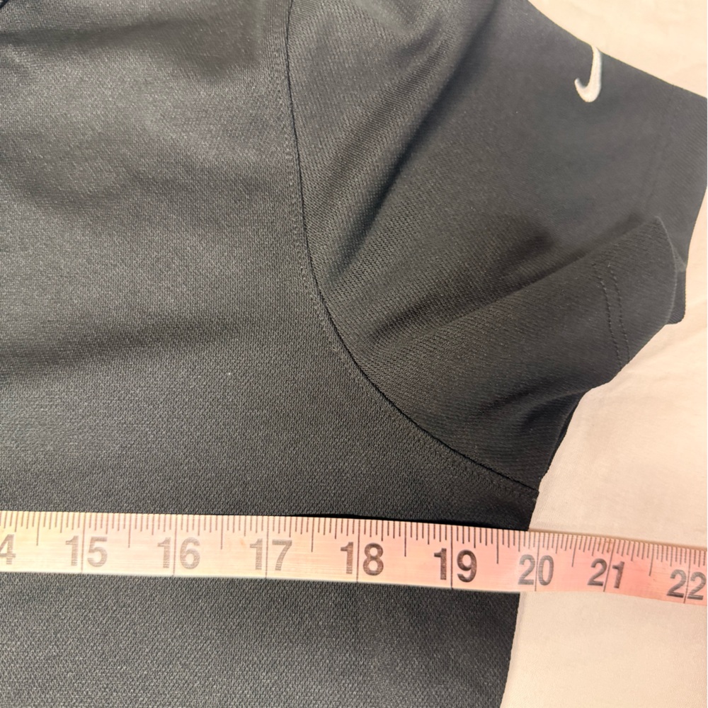Nike Ladies Dri-FIT Classic Golf Polo Shirt Medium Black Womens 286772 010 - Picture 6 of 7